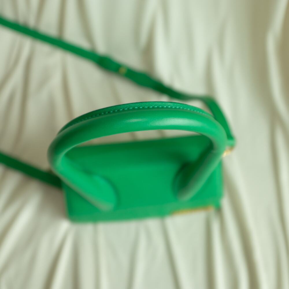 Jacquemus Le Chiquito - Green Calfskin Leather, Gold Hardware - Picture 11 of 11